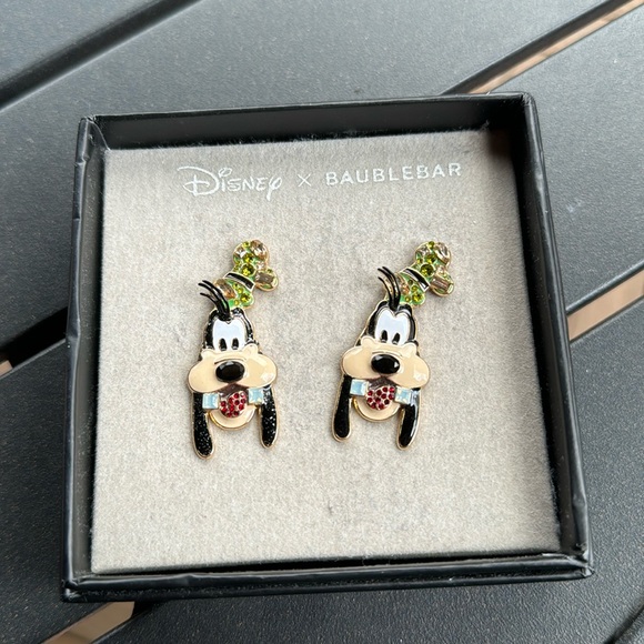 Disney Jewelry - New in Box Baublebar x Disney Goofy Earrings